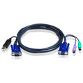 Photos Câble KVM USB +convertisseur PS/2 vers USB - 1,8m