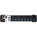 KVMP HDMI 4K 4ports USB3.0 mélangeur audio +cables