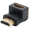 Photos Adaptateur HDMI Or M/F coude 90° (Modèle A)