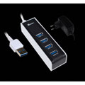 Hub USB 3.0 - 4 ports + adaptateur secteur