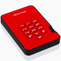 diskAshur2 SSD USB 3.2 Gen1 Type A - 512Go / Rouge
