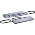 USB-C Metal 3x 4K Display Dock + Chargeur 100 W