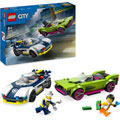 Photos CITY - La voiture de police et la super voiture