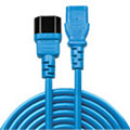 Rallonge secteur C14 vers C13, bleu, 1m