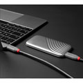 Câble USB 2.0 Type A vers C coudé, 0.5m