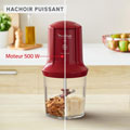 Mini-hachoir 500ml 500w - rouge - AT 714 G 32