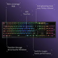 CA-290 Clavier Meca lowprofile Noir RGB