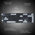 CA-340-Yin Clavier Méca Étendu Noir