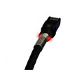 Photos Cat 6a U/FTP avec repérage lumineux - noir / 4,9m