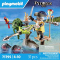 Photos Pirate avec arbalète, flèche et poissons à viser