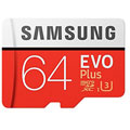 Photos MicroSD EVO Plus 64Go + Adaptateur SD