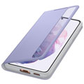 Photos Smart View Cover pour Galaxy S21 5G - Violet