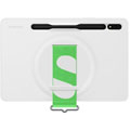 Photos Coque silicone avec lanière Galaxy Tab S8 - Blanc