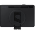 Photos Coque silicone avec lanière Galaxy Tab S8 - Noir