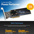 Fusion SSD M.2 2x4 PCIe Card