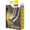 Cable Dual Play & Charge pour manettes PS5 - Blanc