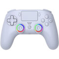 Photos Manette PS4/PC sans fil LED - Blanche