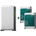 Photos Bundle DS223J avec 2x HDD Plus Series HAT3300 4To