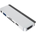 Photos HyperDrive 6-en-1 USB-C pour iPad Pro/Air - Argent