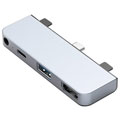 Photos HyperDrive USB-C 4-en-1 pour iPad Pro/Air - Argent