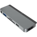 Photos HyperDrive USB-C 6-en-1 pour iPad Pro/Air - Gris