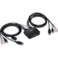 Photos KVM à cables DisplayPort 4K à 2 ports