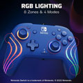 Manette filaire Afterglow Wave pour Switch - Bleu