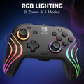 Manette filaire Afterglow Wave pour Switch - Noir