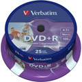 Photos Pack de 25 DVD+R 16x 4.7Go imprimable