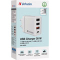 Photos Chargeur USB mural 4 ports 30 W - Blanc