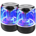 Photos Paire d'enceinte 5W BT 5,0 avec effect LED - Noir