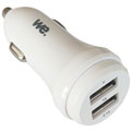 Photos Chargeur allume-cigare 2 ports USB - Blanc