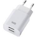 Photos Chargeur secteur 2 Ports USB-A 10W - Blanc