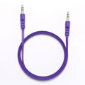 Photos Câble Jack/Jack 3.5mm M/M plat 1.50m - Violet