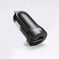 Photos Chargeur allume-cigare 1 USB 2.4A noir -